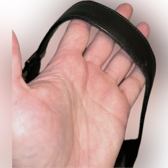 Vintage Gucci Jackie Black Monogram Logo Canvas Leather Luxe Shoulder Bag Purse - Picture 12 of 16